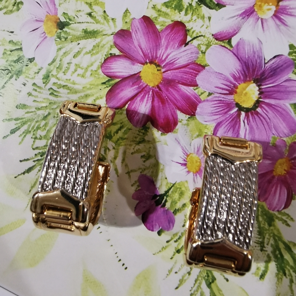 Vintage clip on earrings